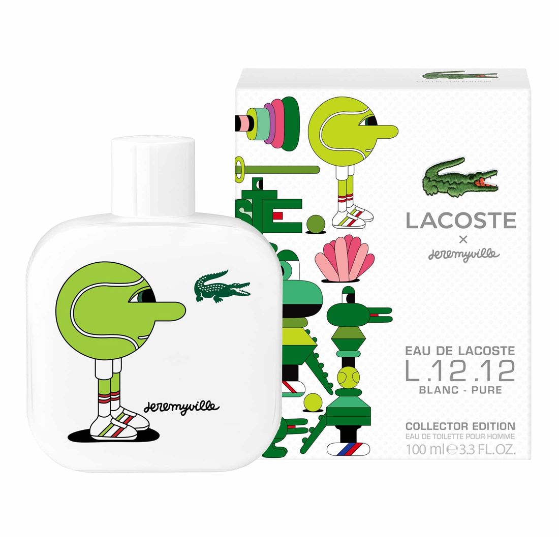 Lacoste Blanc Pure Jeremyville Collection Men, LACOSTE, FragrancePrime